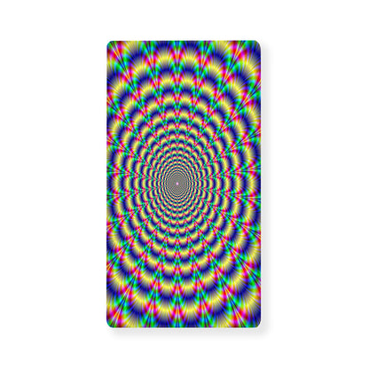 Psychedelic Explosion Optical Illusion Baby Crib Sheet