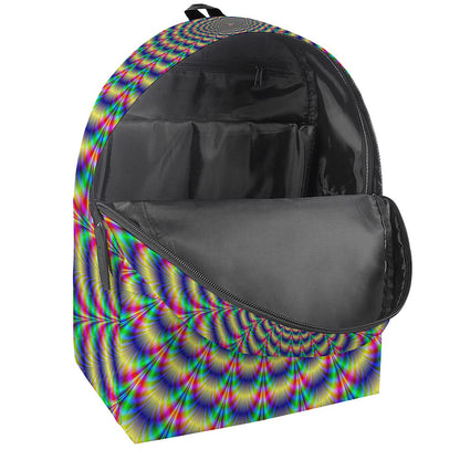 Psychedelic Explosion Optical Illusion Backpack