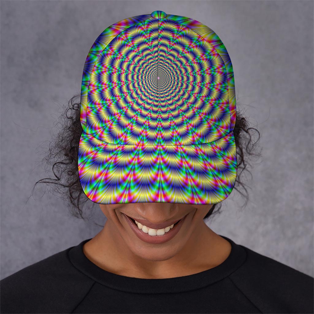 Psychedelic Explosion Optical Illusion Baseball Cap