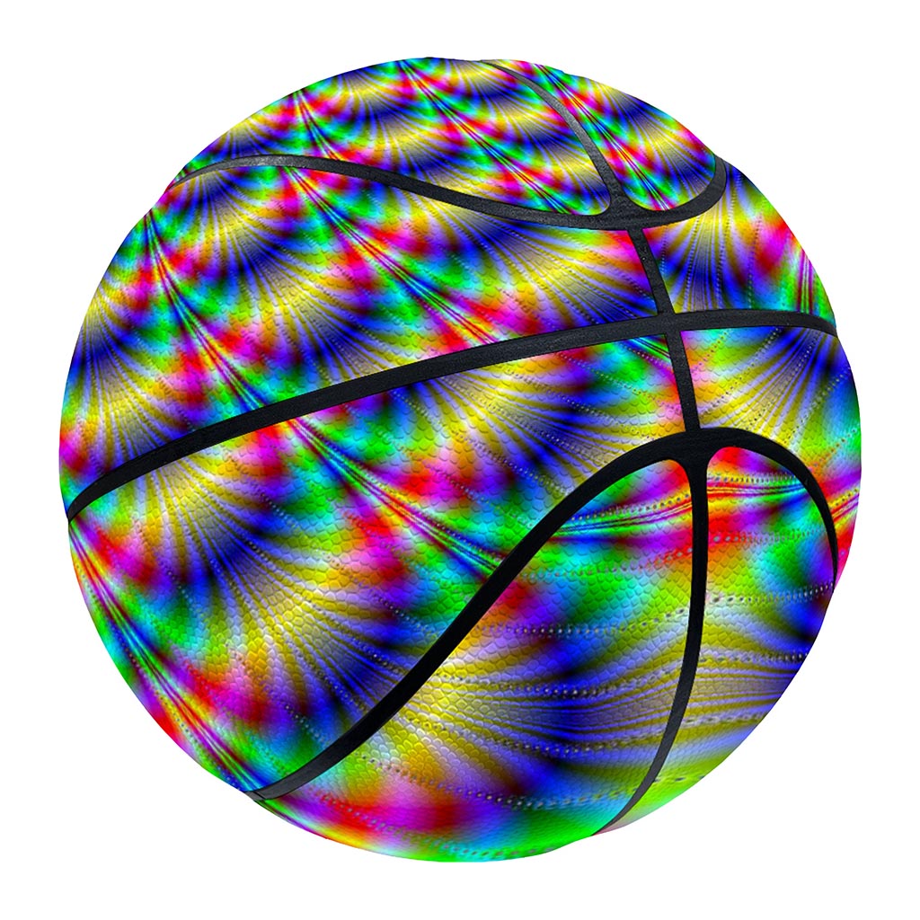 Psychedelic Explosion Optical Illusion Basketball