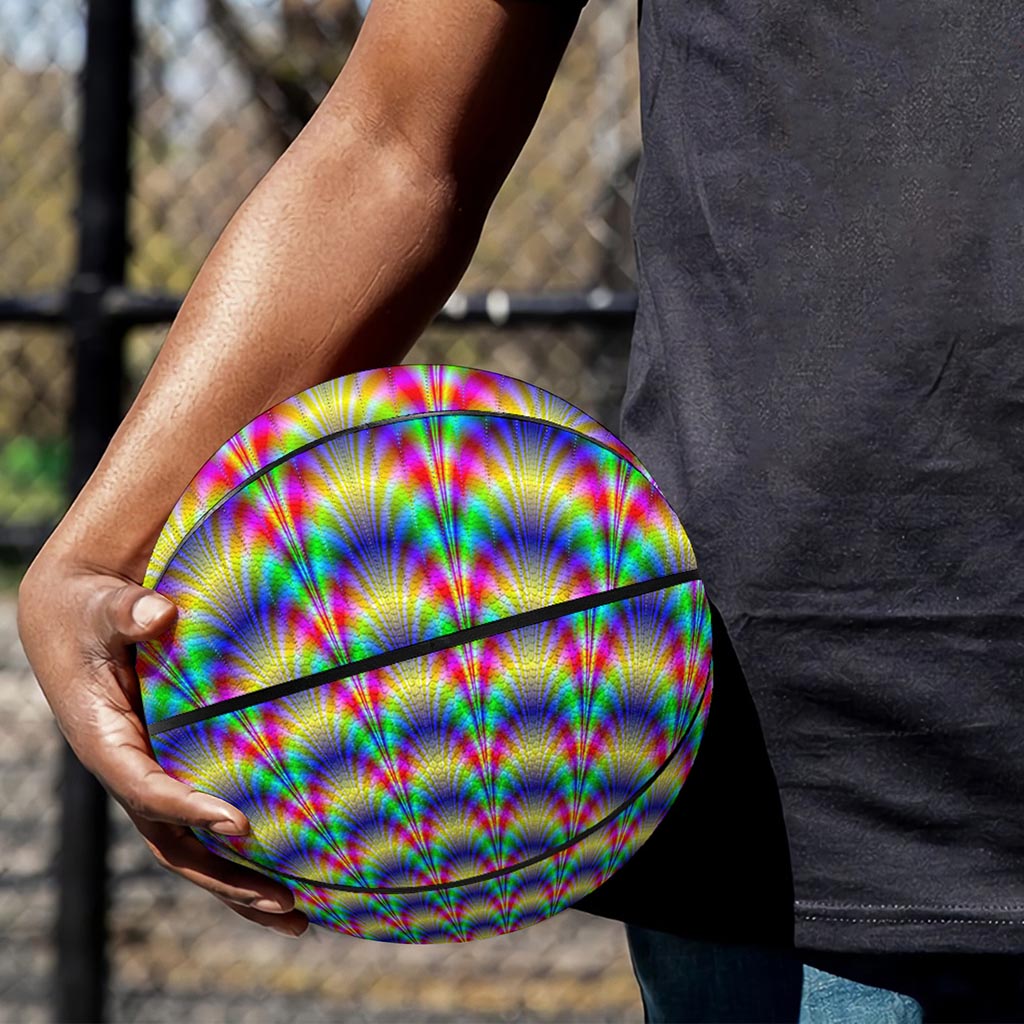 Psychedelic Explosion Optical Illusion Basketball