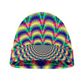 Psychedelic Explosion Optical Illusion Beanie