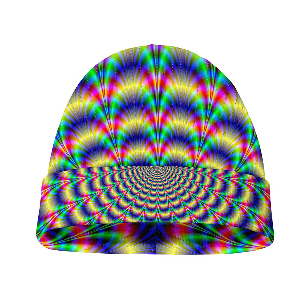 Psychedelic Explosion Optical Illusion Beanie