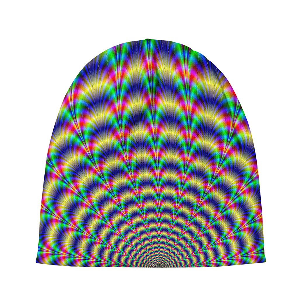 Psychedelic Explosion Optical Illusion Beanie