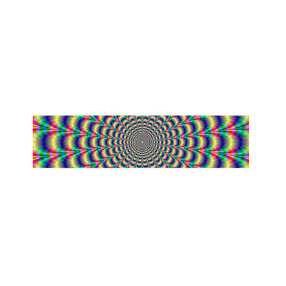 Psychedelic Explosion Optical Illusion Bed Runner