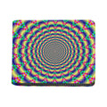 Psychedelic Explosion Optical Illusion Bifold Wallet