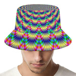 Psychedelic Explosion Optical Illusion Bucket Hat
