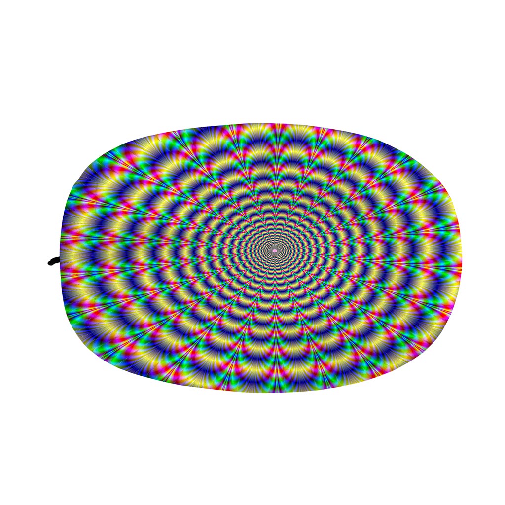 Psychedelic Explosion Optical Illusion Car Side Mirror Covers