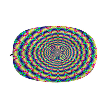 Psychedelic Explosion Optical Illusion Car Side Mirror Covers