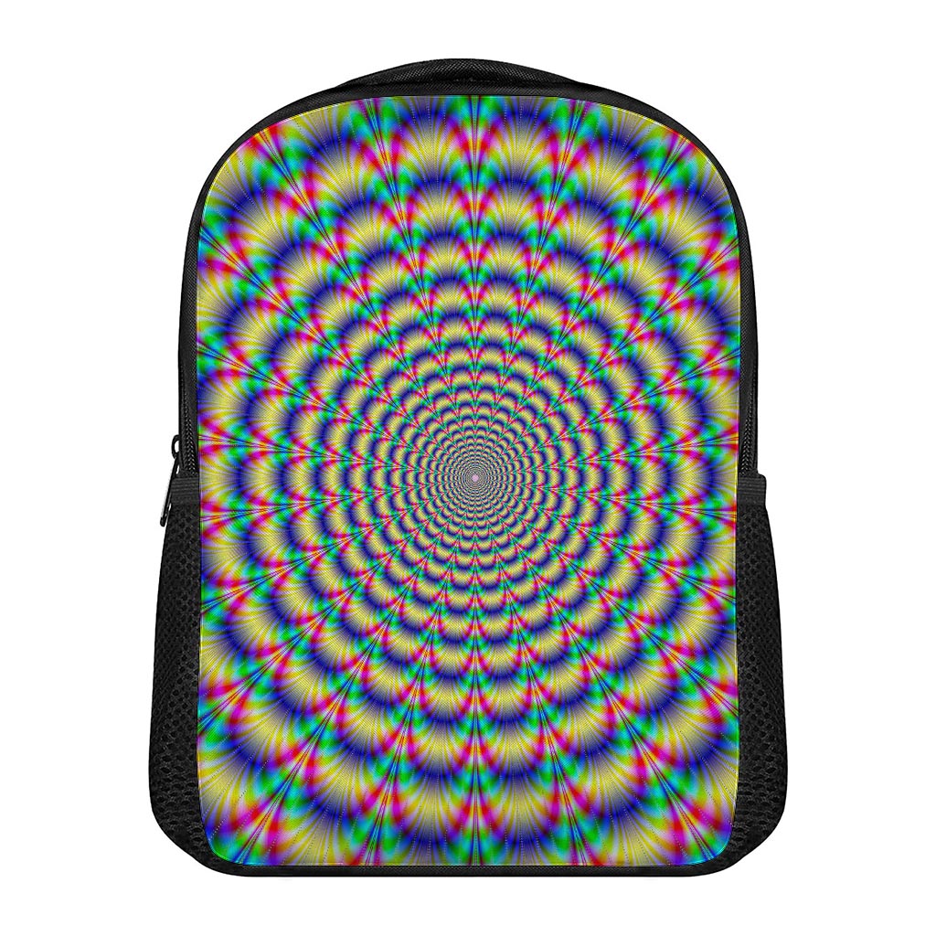 Psychedelic Explosion Optical Illusion Casual Backpack
