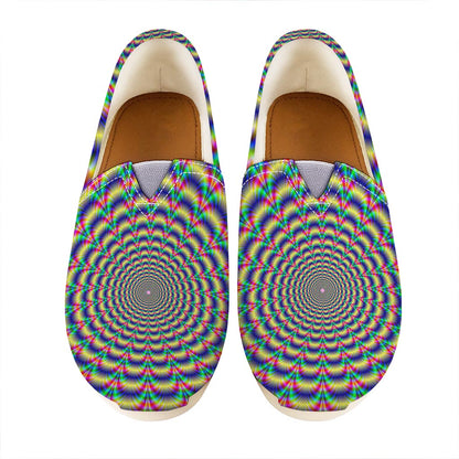 Psychedelic Explosion Optical Illusion Casual Shoes