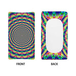 Psychedelic Explosion Optical Illusion Changing Pad Cover