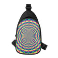 Psychedelic Explosion Optical Illusion Sling Bag