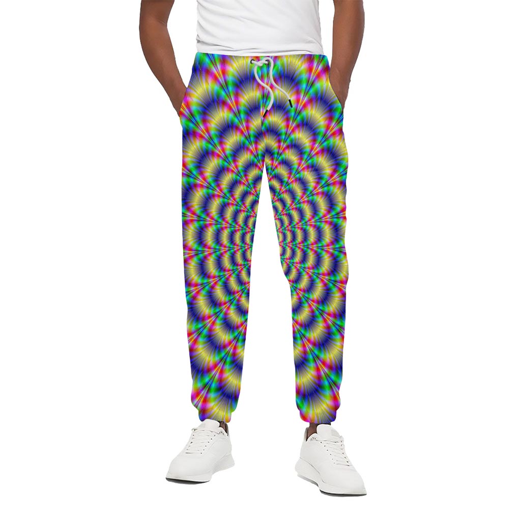 Psychedelic Explosion Optical Illusion Cotton Pants