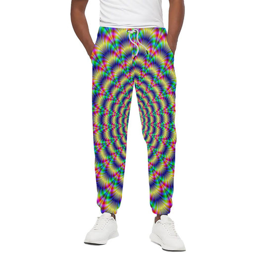 Psychedelic Explosion Optical Illusion Cotton Pants
