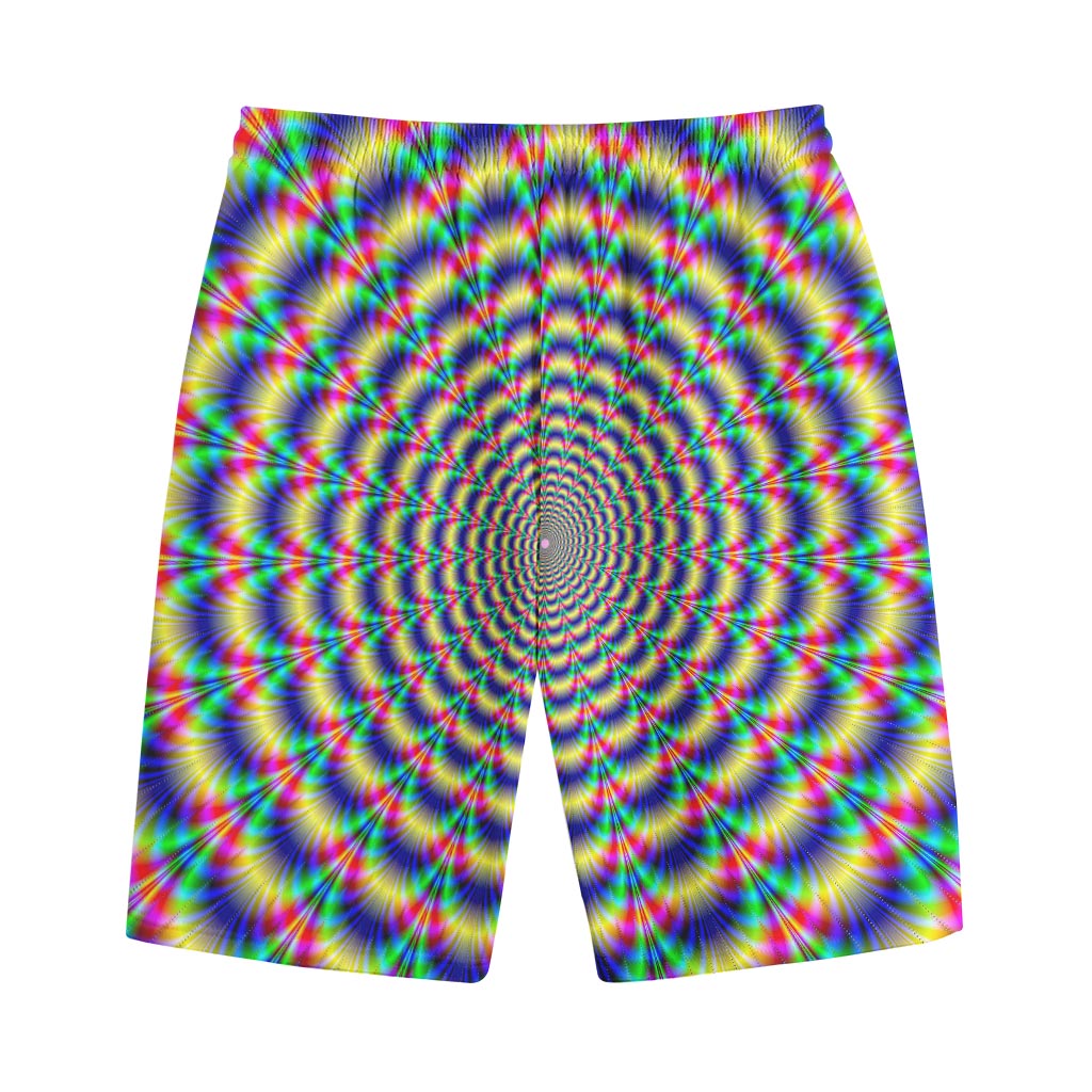Psychedelic Explosion Optical Illusion Cotton Shorts