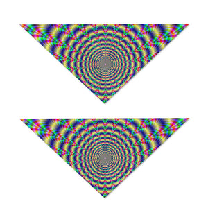 Psychedelic Explosion Optical Illusion Dog Bandana