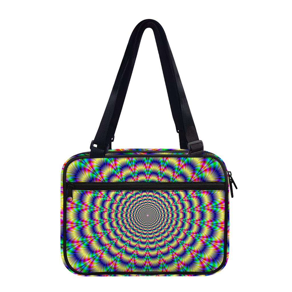Psychedelic Explosion Optical Illusion Double Strap Bible Bag