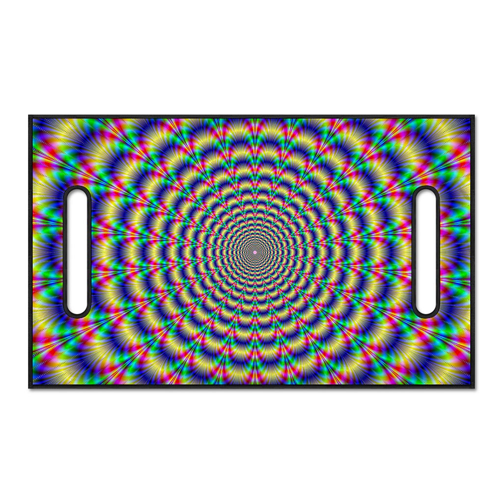 Psychedelic Explosion Optical Illusion Golf Cart Seat Cover