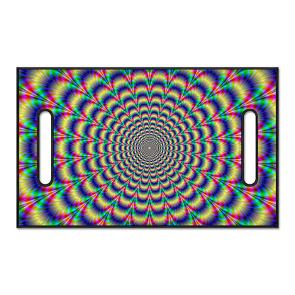 Psychedelic Explosion Optical Illusion Golf Cart Seat Cover