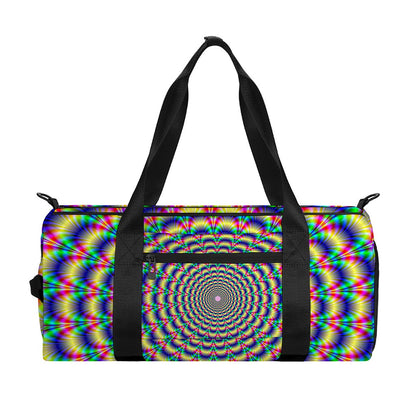 Psychedelic Explosion Optical Illusion Gym Bag