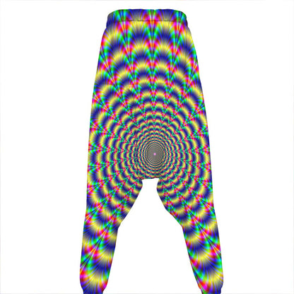 Psychedelic Explosion Optical Illusion Hammer Pants