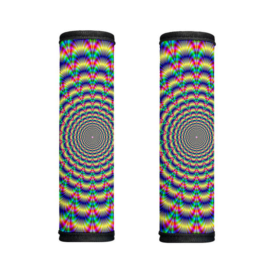 Psychedelic Explosion Optical Illusion Handle Covers