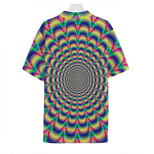 Psychedelic Explosion Optical Illusion Hawaiian Shirt