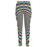 Psychedelic Explosion Optical Illusion High-Waisted Pocket Leggings