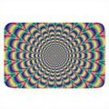 Psychedelic Explosion Optical Illusion Indoor Door Mat