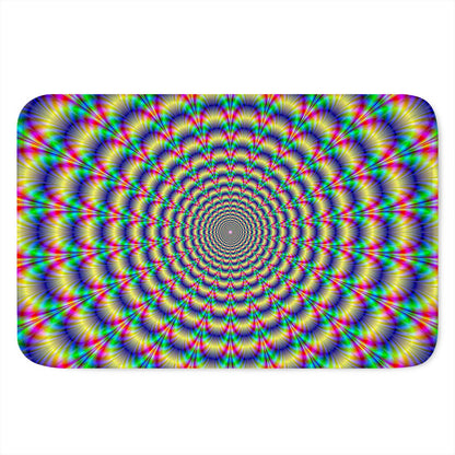Psychedelic Explosion Optical Illusion Indoor Door Mat