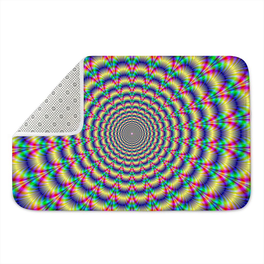 Psychedelic Explosion Optical Illusion Indoor Door Mat
