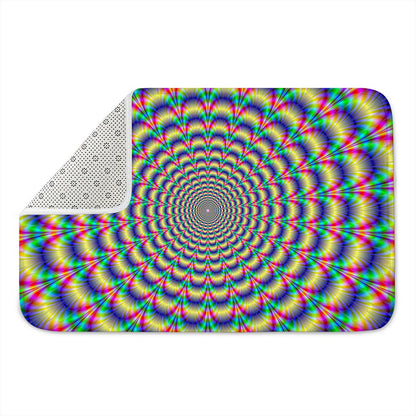 Psychedelic Explosion Optical Illusion Indoor Door Mat
