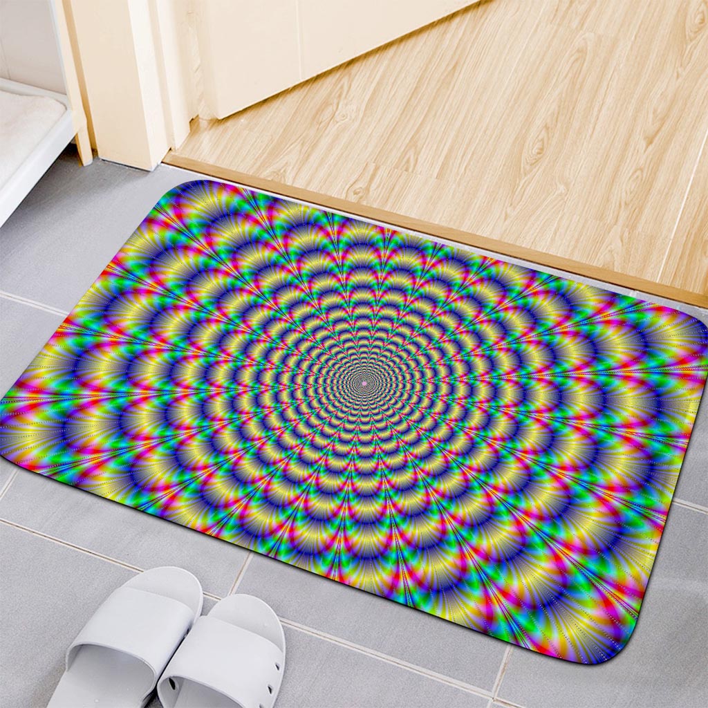 Psychedelic Explosion Optical Illusion Indoor Door Mat