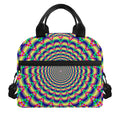 Psychedelic Explosion Optical Illusion Insulated Lunch Bag