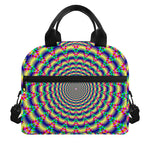 Psychedelic Explosion Optical Illusion Insulated Lunch Bag