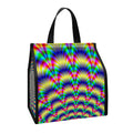 Psychedelic Explosion Optical Illusion Insulated Lunch Tote