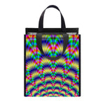 Psychedelic Explosion Optical Illusion Insulated Lunch Tote