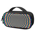 Psychedelic Explosion Optical Illusion Portable Cooler Travel Case