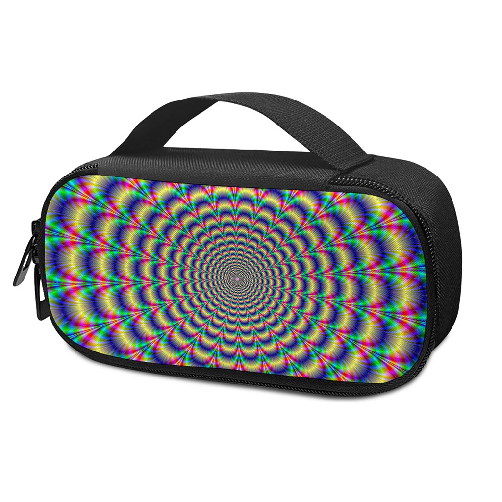 Psychedelic Explosion Optical Illusion Insulin Cooler Travel Case