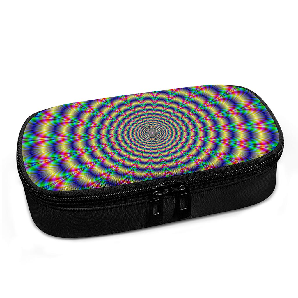 Psychedelic Explosion Optical Illusion Insulin Cooler Travel Case