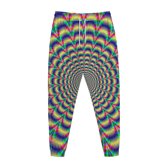 Psychedelic Explosion Optical Illusion Jogger Pants