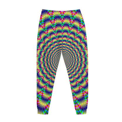 Psychedelic Explosion Optical Illusion Jogger Pants