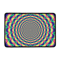 Psychedelic Explosion Optical Illusion Kitchen Mat