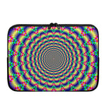 Psychedelic Explosion Optical Illusion Laptop Sleeve