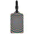 Psychedelic Explosion Optical Illusion Luggage Tag