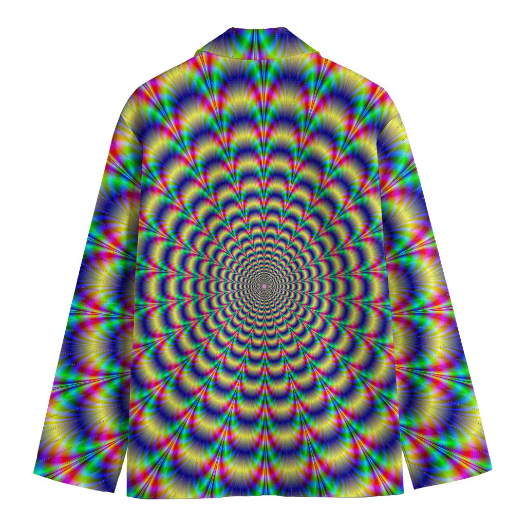 Psychedelic Explosion Optical Illusion Men's Blazer