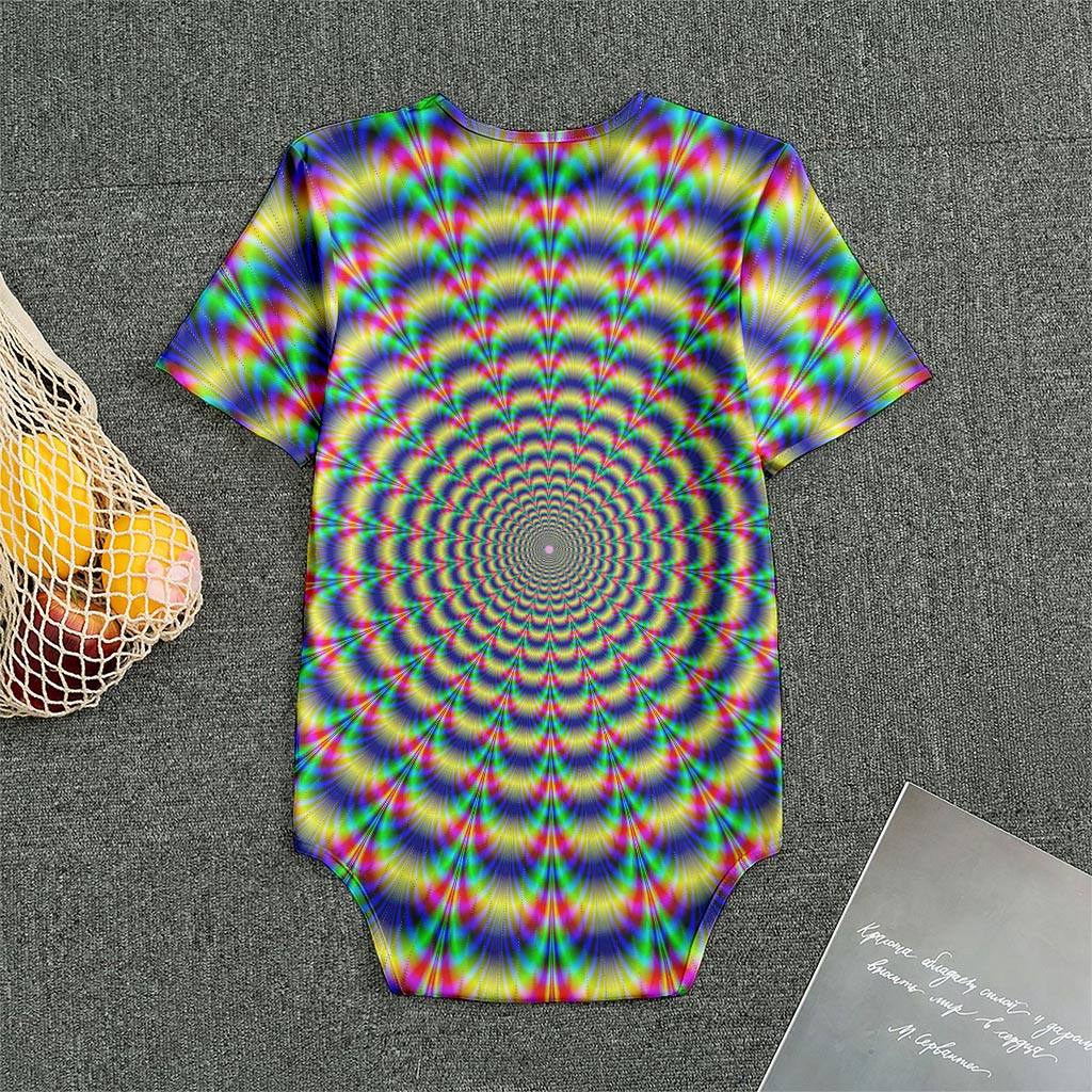Psychedelic Explosion Optical Illusion Men's Bodysuit
