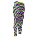 Psychedelic Explosion Optical Illusion Men's Compression Pants
