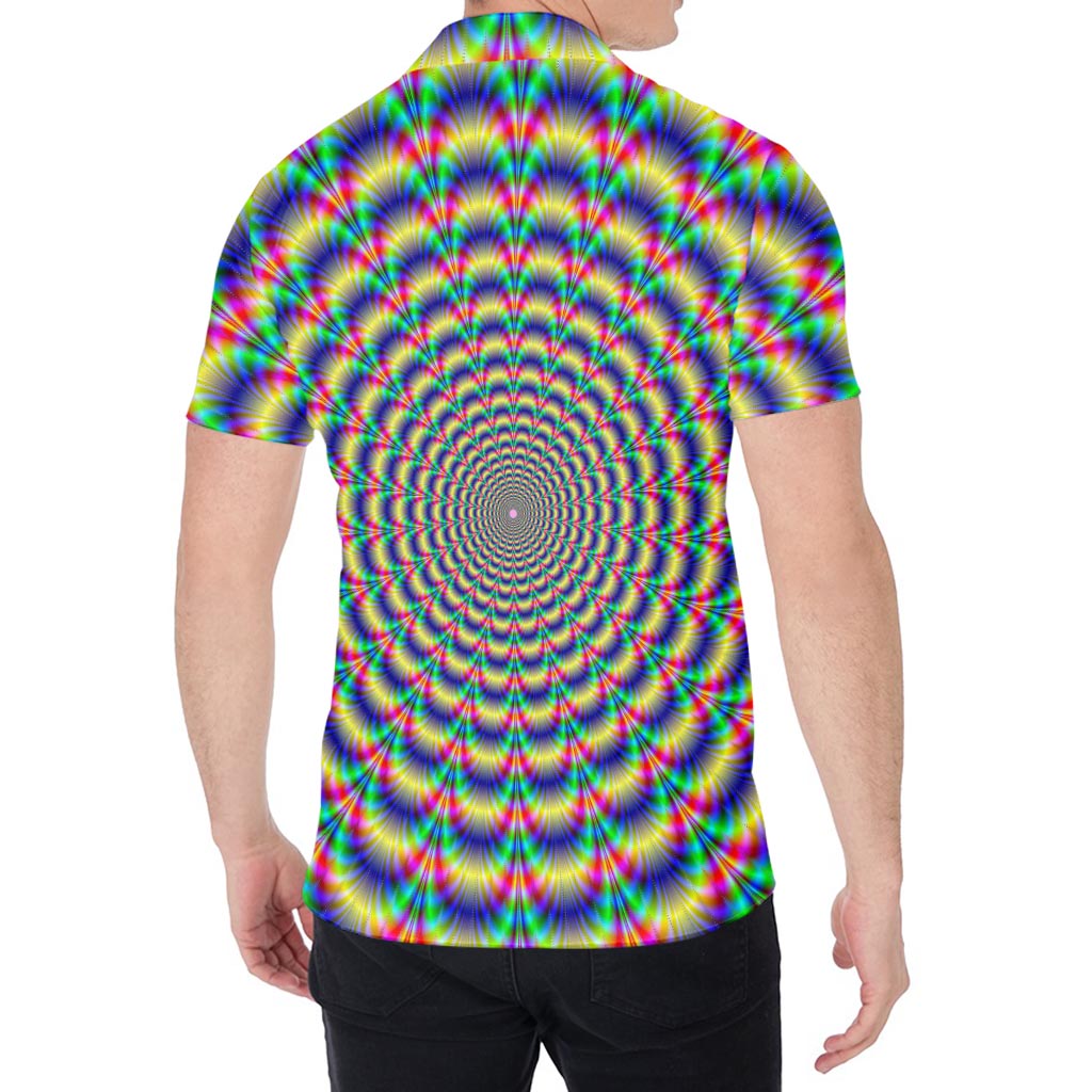 Psychedelic Explosion Optical Illusion Men's Shirt